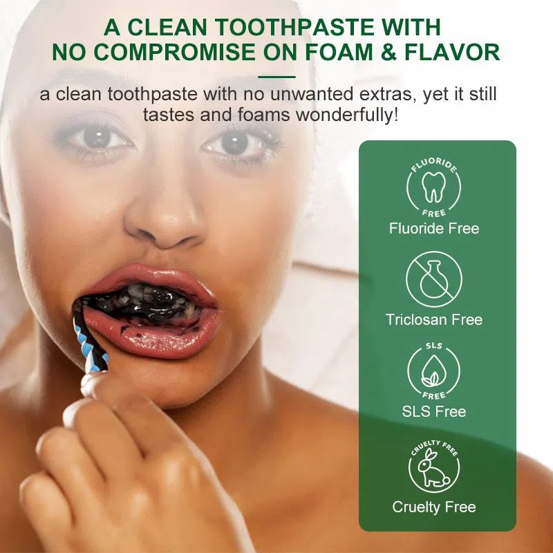 2022 New Activated Charcoal Toothpaste